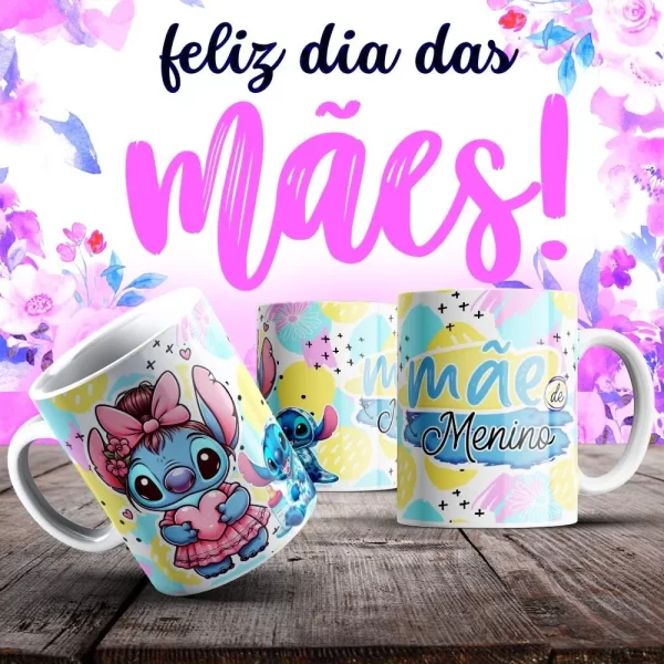 Caneca Dia das Mães Frases