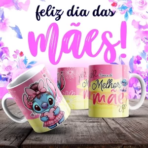 Caneca Dia das Mães Frases