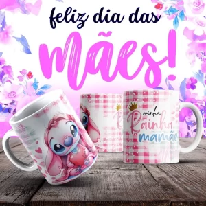 Caneca Dia das Mães Frases