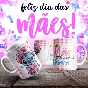 Caneca Dia das Mães Frases