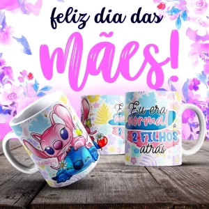 Caneca Dia das Mães Frases