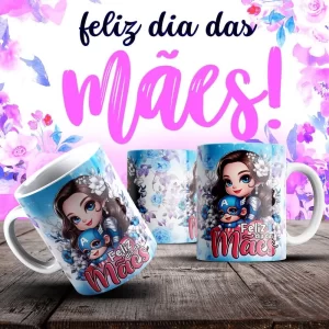 Caneca Dia das Mães Frases