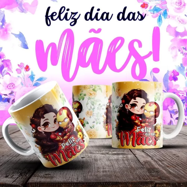 Caneca Dia das Mães Frases