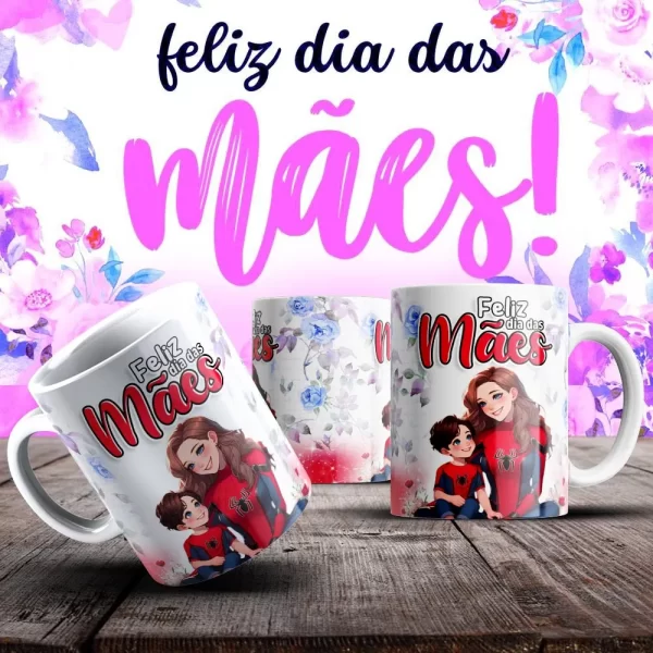Caneca Dia das Mães Frases - Imagem 192