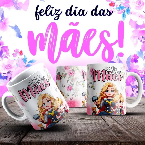 Caneca Dia das Mães Frases - Imagem 194