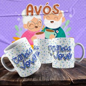 Caneca Vovó e Vovô
