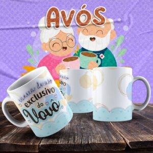 Caneca Vovó e Vovô