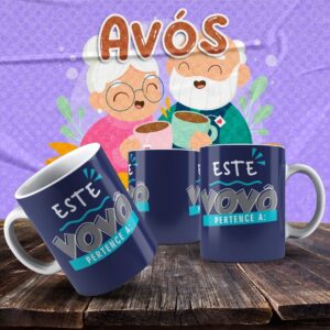 Caneca Vovó e Vovô