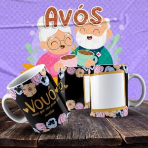 Caneca Vovó e Vovô