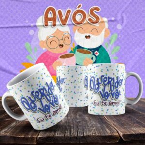 Caneca Vovó e Vovô