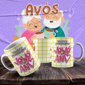 Caneca Vovó e Vovô