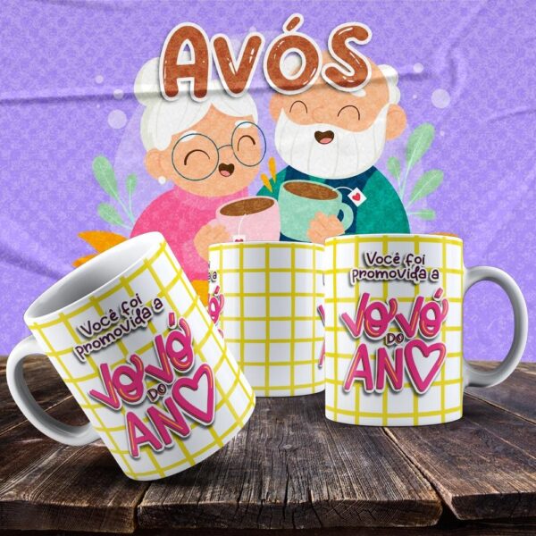Caneca Vovó e Vovô