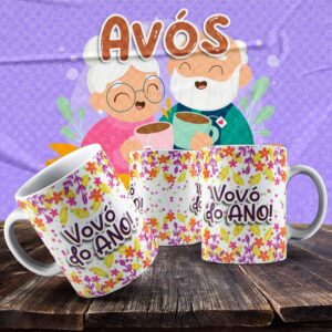 Caneca Vovó e Vovô