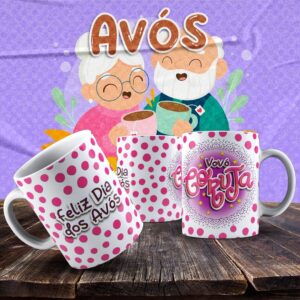 Caneca Vovó e Vovô