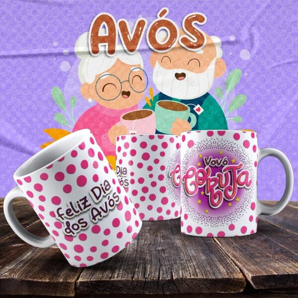 Caneca Vovó e Vovô