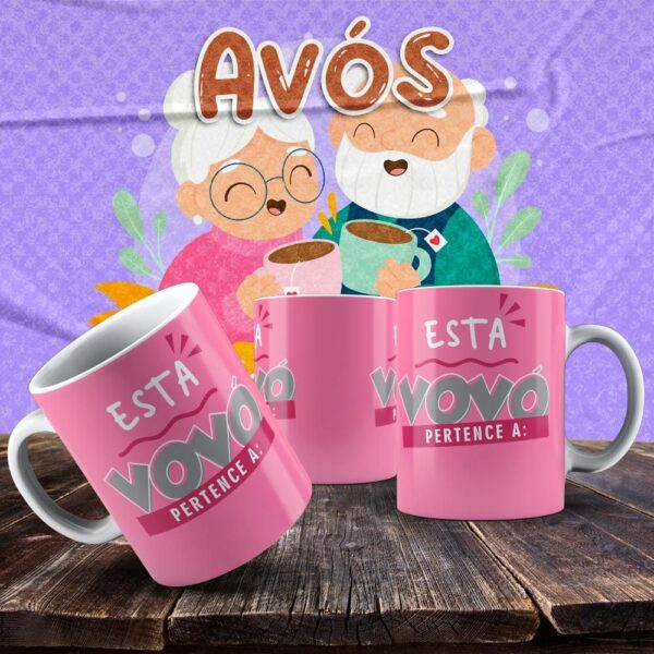 Caneca Vovó e Vovô