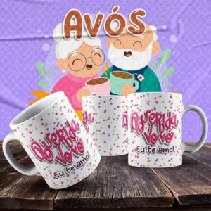 Caneca Vovó e Vovô