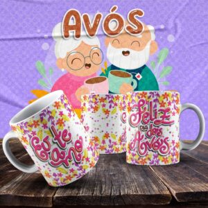Caneca Vovó e Vovô