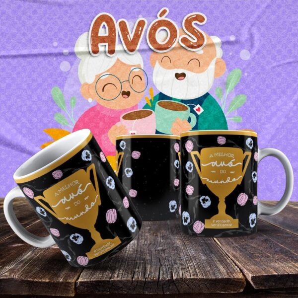 Caneca Vovó e Vovô