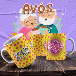 Caneca Vovó e Vovô
