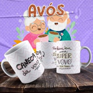 Caneca Vovó e Vovô
