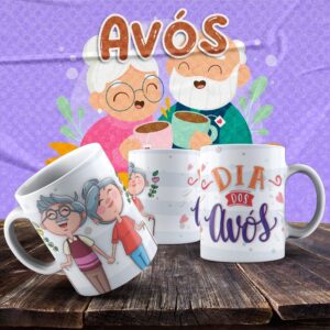 Caneca Vovó e Vovô