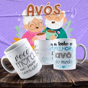 Caneca Vovó e Vovô