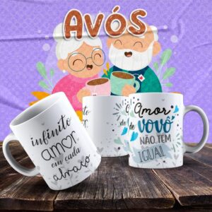 Caneca Vovó e Vovô