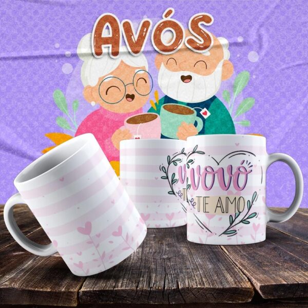 Caneca Vovó e Vovô