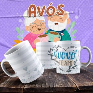 Caneca Vovó e Vovô