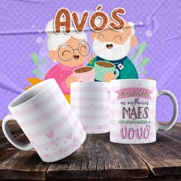 Caneca Vovó e Vovô