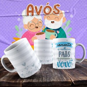 Caneca Vovó e Vovô