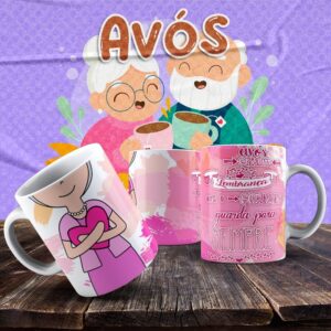 Caneca Vovó e Vovô