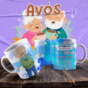 Caneca Vovó e Vovô