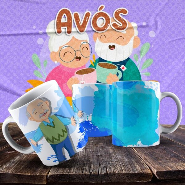 Caneca Vovó e Vovô
