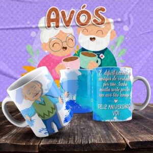 Caneca Vovó e Vovô