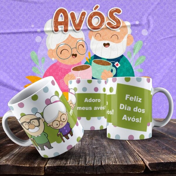Caneca Vovó e Vovô