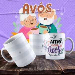 Caneca Vovó e Vovô