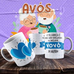 Caneca Vovó e Vovô