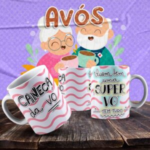 Caneca Vovó e Vovô