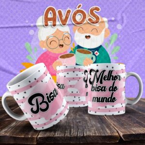 Caneca Vovó e Vovô