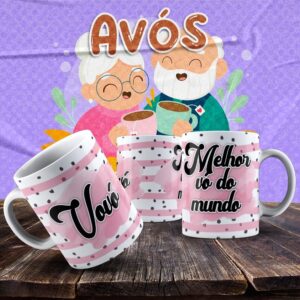 Caneca Vovó e Vovô