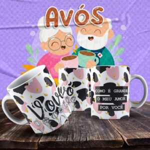 Caneca Vovó e Vovô