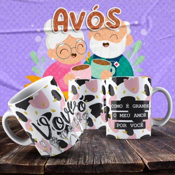 Caneca Vovó e Vovô