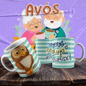 Caneca Vovó e Vovô