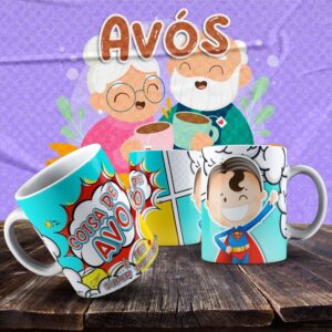 Caneca Vovó e Vovô