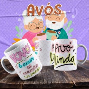 Caneca Vovó e Vovô