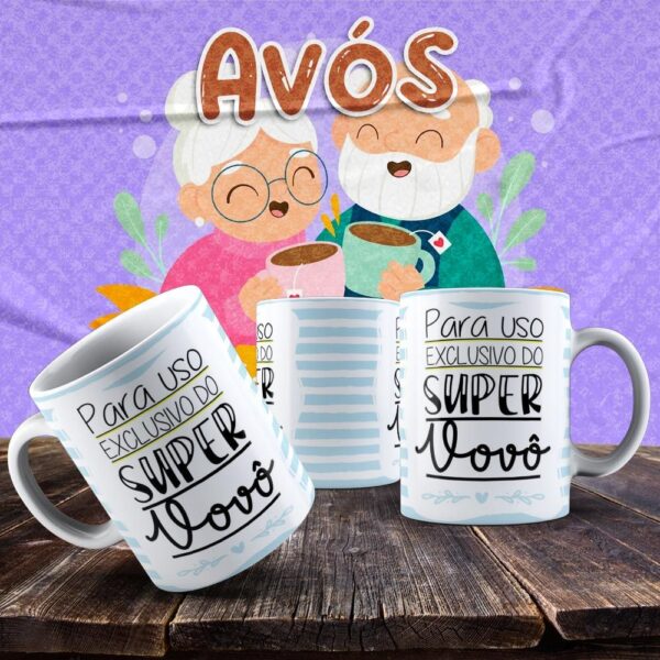 Caneca Vovó e Vovô