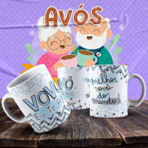 Caneca Vovó e Vovô