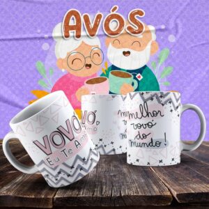 Caneca Vovó e Vovô